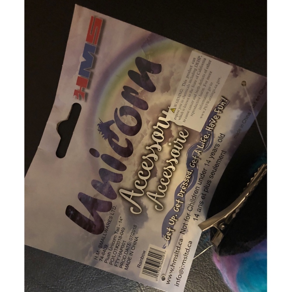 Unicorn tail accessory